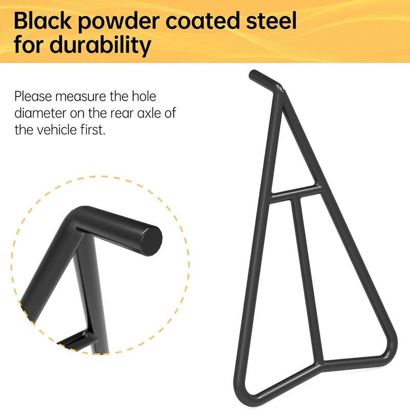 YanTuo Dirt Bike Triangle Stand, Motorcycle Rear Wheel Paddock Stand, T-shaped Central Support, Solid Steel Structure for 80-500cc Supermoto Motocross Enduro Pit Bike - Image 5